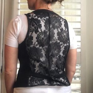 Gorgeous express lace back vest